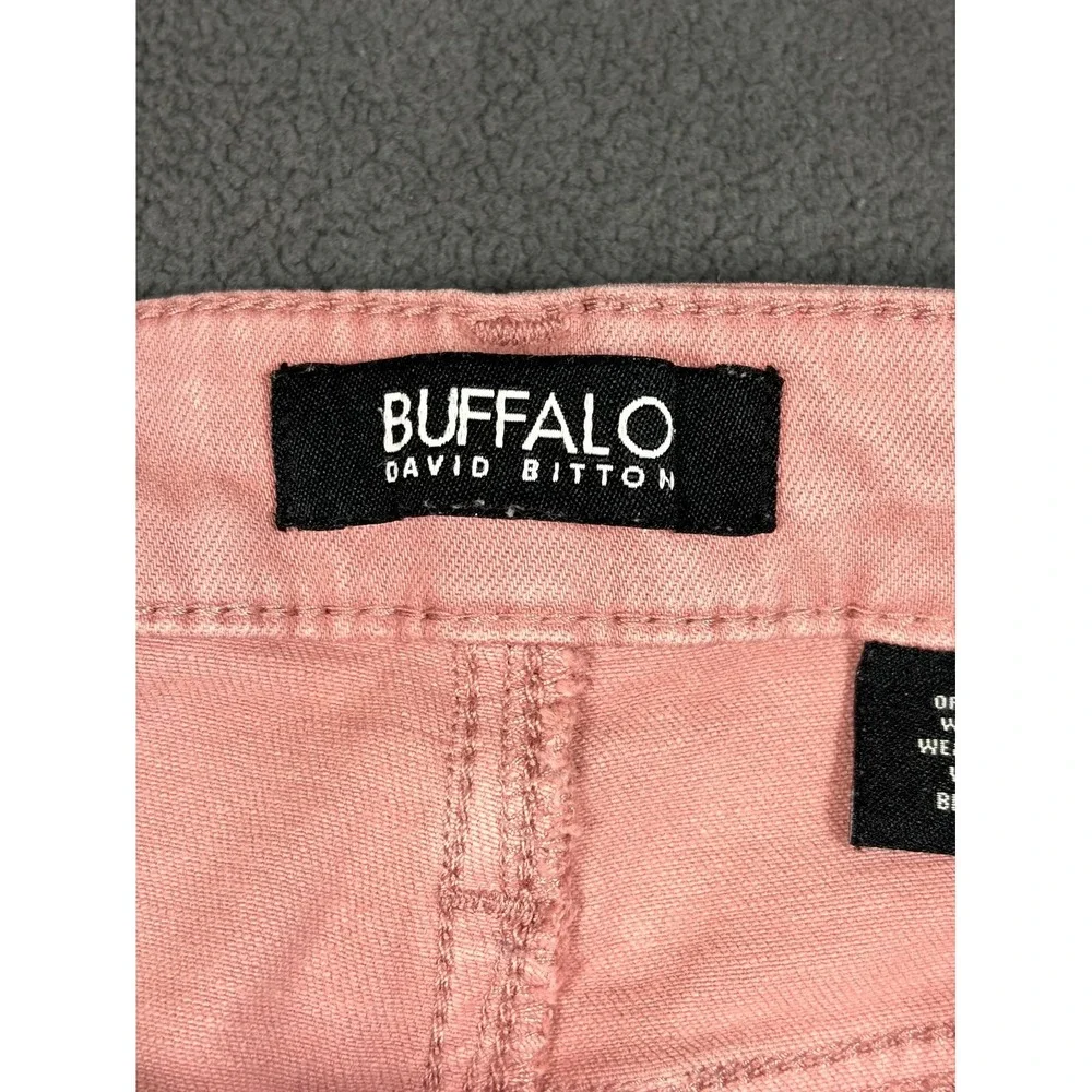 Buffalo David Bitton Havana Ankle Jeans Womens 10/30 Pink Denim High Rise Skinny